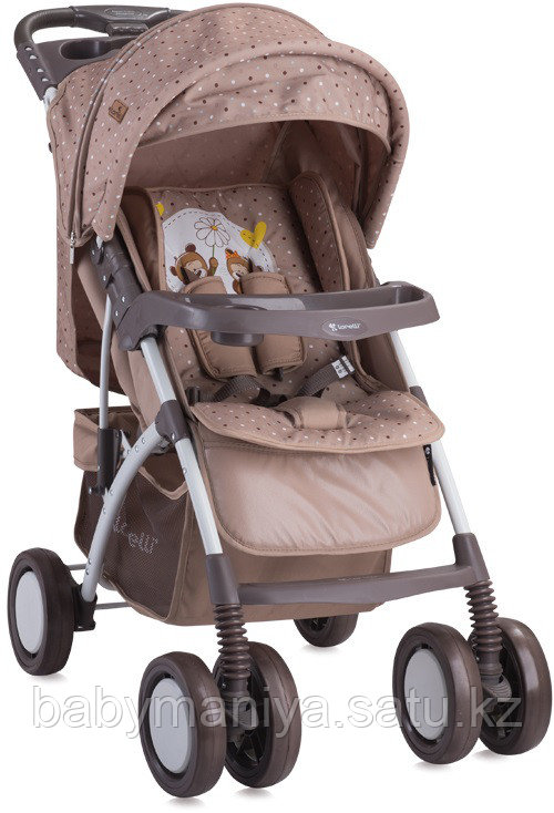 Коляска прогулочная Lorelli RIO Beige Daisy Bears 1730