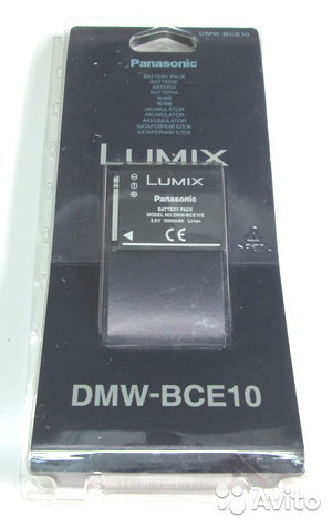 Аккумулятор Panasonic DMW-BCE10 - фото 1 - id-p44566038