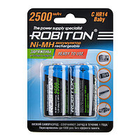 Аккумулятop ROBITON C 2500mAh уже заряжены