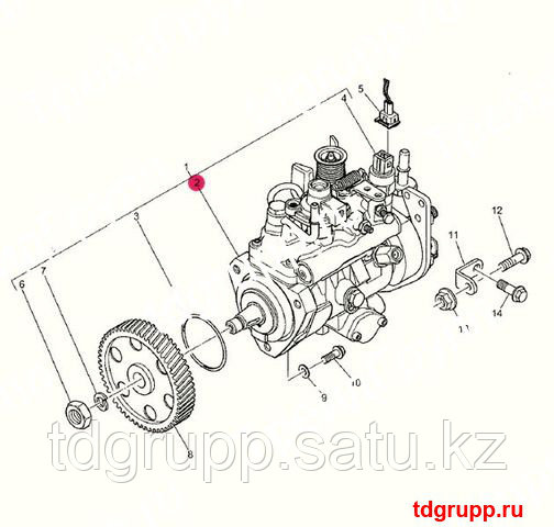 2643B303 Топливный насос (ТНВД) Perkins