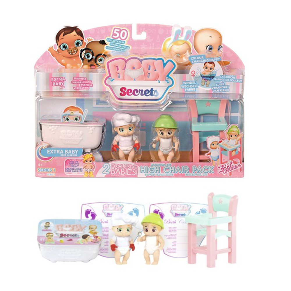 Baby Secrets Игровой набор с детским стульчиком