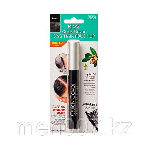 Kiss Quick Cover Gray Touch-Up (краска для волос и бороды) Коричневый - фото 1 - id-p55594082