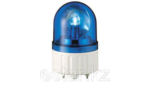 Синяя вращающая лампа маячок, 24 В пер./пост. тока, IP23, Монтажный диаметр 84 мм, фото 2