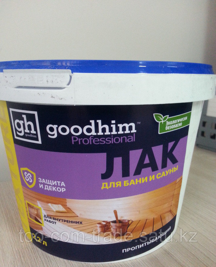 Лак для бань и саун Good Him Россия 2 кг