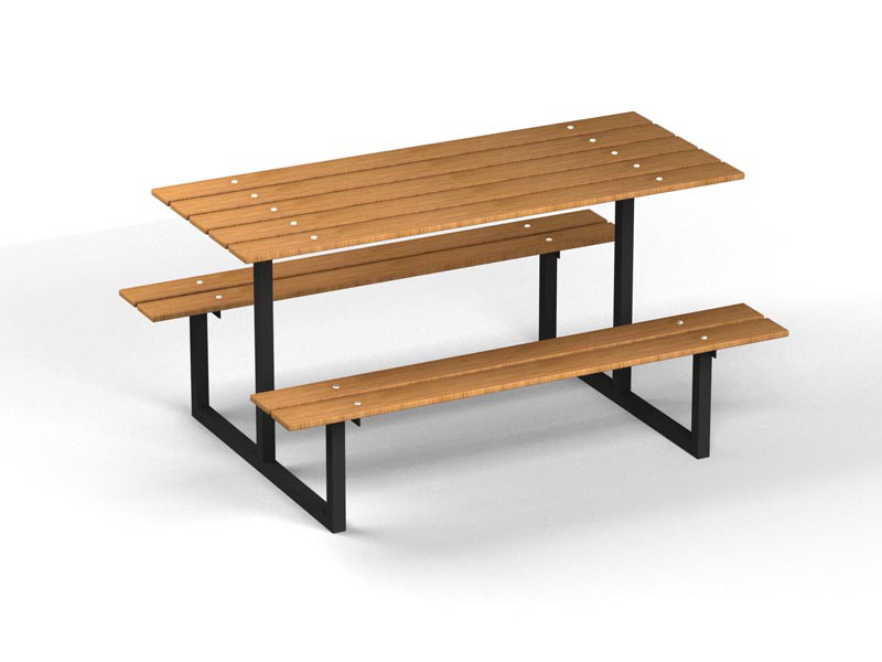 Столик со скамейками