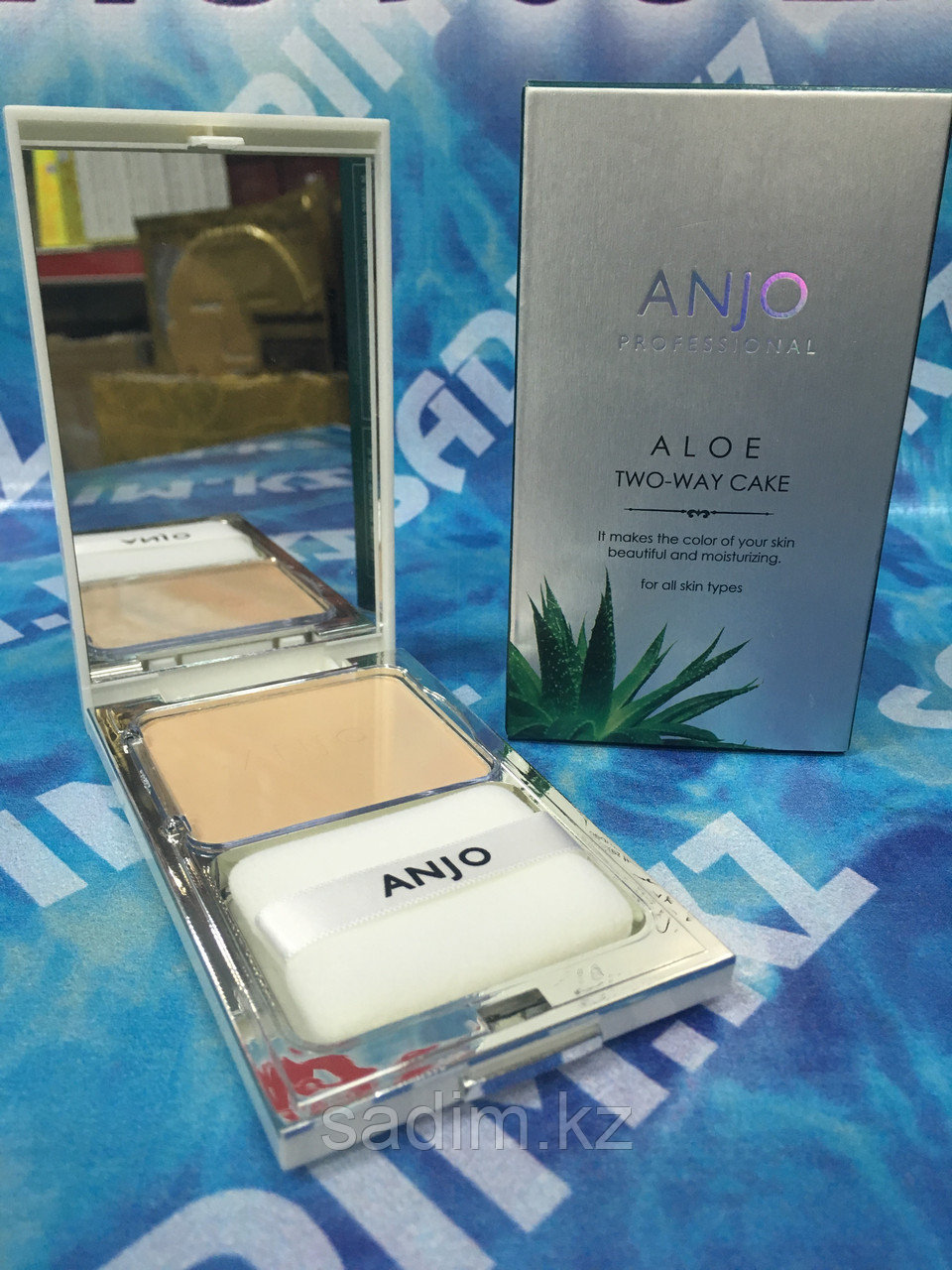 Anjo Pearl Two Way Cake Make-up - Пудра натуральный цвет