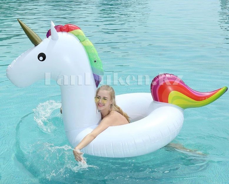 Надувной круг Единорог диаметр 90 см: продажа, цена. надувные круги ...