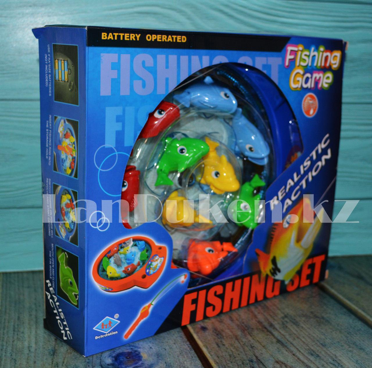 Игровой набор рыбалка на механической платформе - фото 1 - id-p53768745