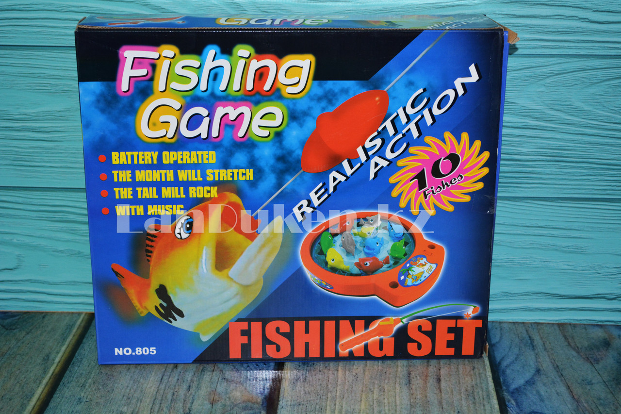 Игровой набор рыбалка на механической платформе - фото 8 - id-p53768745