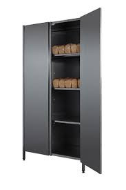 Шкафдля хранения хлеба, распашные двери, нержавеющая сталь 820*560*1800Н.