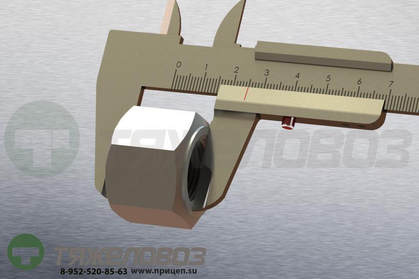 Гайка крепления колеса SAF, BPW,ROR,Volvo H=25,М22x1,5 4.342.0020.10