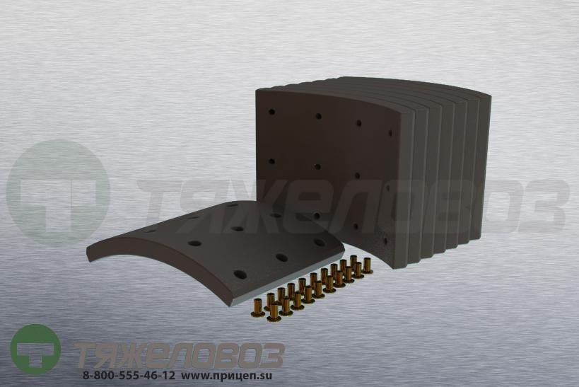 Накладки тормозные с заклепками (комплект) VOLVO STD 19562 1504661 (394x203)