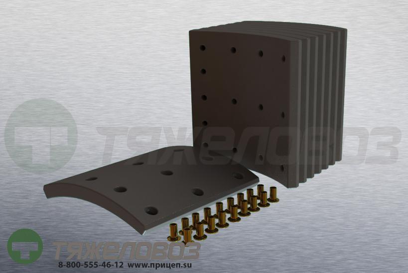 Накладки тормозные с заклепками (комплект) VOLVO STD 19939 270836-1 (410x200)