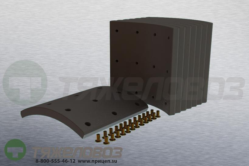 Накладки тормозные с заклепками (комплект) VOLVO STD 19799 270544-0 (394x254)