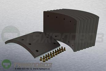 Накладки тормозные с заклепками (комплект) SAF STD 19032 1057001200 (420x180)