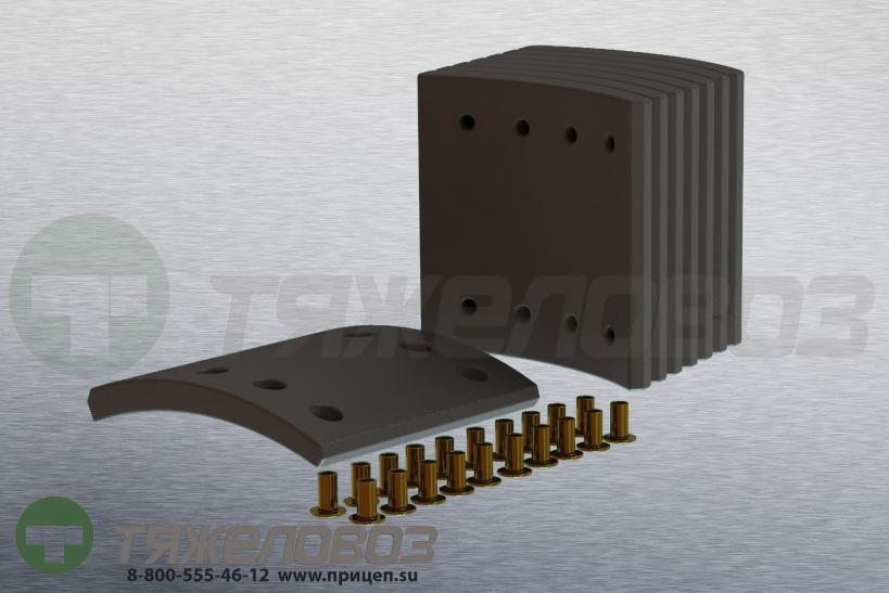 Накладки тормозные с заклепками (комплект) MAN STD 17988 81502210587 (325x150)