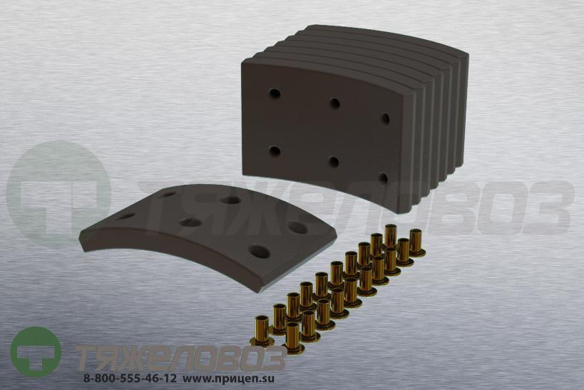 Накладки тормозные с заклепками (комплект) MAN,MERITOR STD 15879 80502216013 (325x97)
