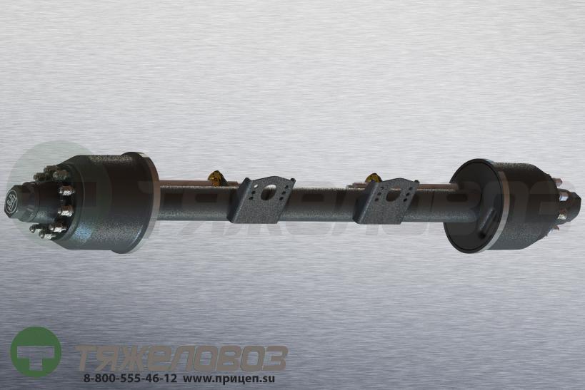 1.Ось низкорамная в сборе BPW NRZM 12010-17,SN 3020 с ABS (круглая балка) 30.10.502.024