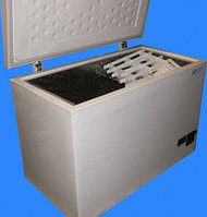 Камера морозильная КМ-0,27-1 предназначенна для испытаний бетона вторым базовым (вторым ускоренным) методом
