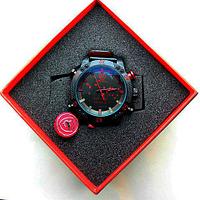 Часы наручные мужские спортивные Shark Sport Watch SH265 (Черный с синим)