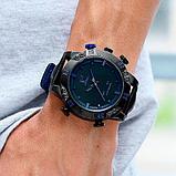 Часы наручные мужские спортивные Shark Sport Watch SH265 (Черный с синим), фото 6