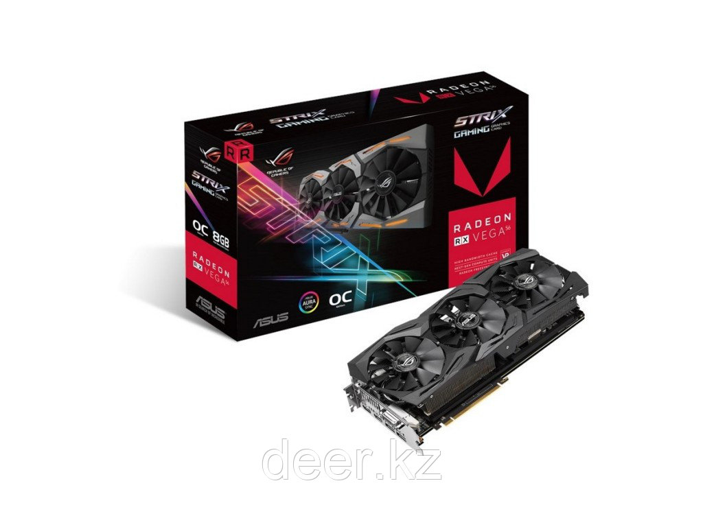 Видеокарта ASUS ROG-STRIX-RXVEGA56-O8G-GAMING