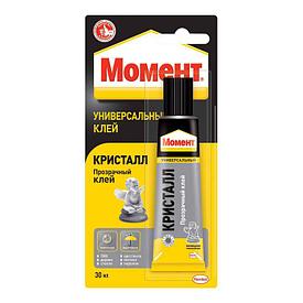 Клей "Кристалл" универсальный, 30мл. МОМЕНТ