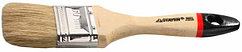 Кисть плоская STAYER  "UNIVERSAL-EURO", светлая натуральная щетина, деревянная ручка, 20мм