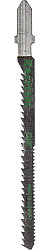 Полотна KRAFTOOL, T101AO, для эл/лобзика, Cr-V, по дереву, фанере, ламинату, фигурный рез, EU-хвост., шаг 2,5м