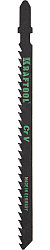 Полотна KRAFTOOL, T344D, для эл/лобзика, Cr-V, по дереву, ДВП, ДСП, быстрый рез, EU-хвост., шаг 4мм, 110мм,2шт