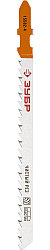 Полотна ЗУБР "ЭКСПЕРТ", T301CD, для эл/лобзика, Cr-V, по дереву, EU-хвост., шаг 4мм, 100мм, 2шт