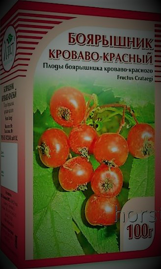Боярышник кроваво-красный, плоды, 100гр