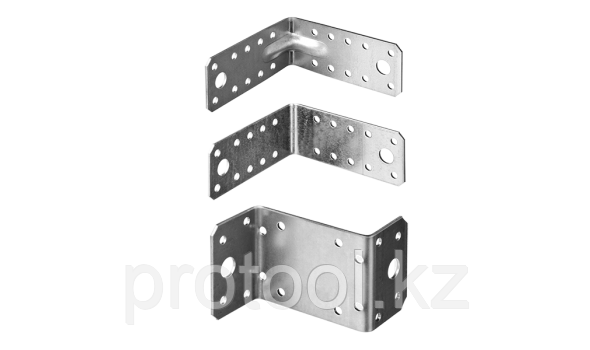 Крепежный угол усиленный, 65х90х90мм, 1шт, ЗУБР Мастер - фото 1 - id-p53870955