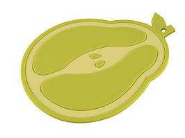 9532 FISSMAN Подставка под горячее ГРУША 18 см (силикон)