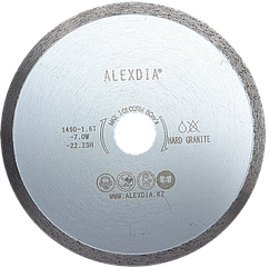 Сплошной алмазный диск по граниту 250 мм. ALEXDIA