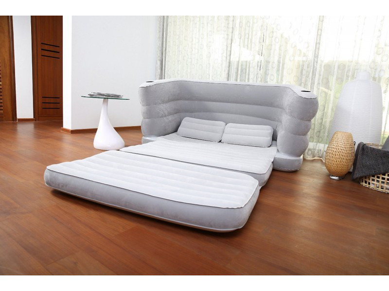 Надувной диван матрас 2 в 1 Bestway 75063 200* 160* 64 см - фото 2 - id-p53861991