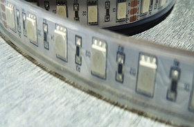 Cветодиодная RGB лента водонепронецаемая IP 68 5 м 24 V + контроллер
