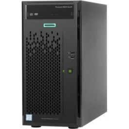 Сервер Tower HP ML10Gen9\1xE3-1225v5\8Gb\Intel RST\2x1TB SATA\(4/6 LFF 3.5'' NHP)\1x300W\1x1Gb/s\DVD-RW