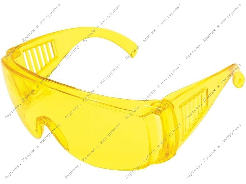 Очки защитные желтые с дужками FIT 12220