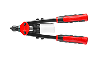Заклепочник двуручный, ЗУБР "МХ500", для заклёпок d=2,4-4,8 мм из алюминия, стали, нерж cтали, c двухком