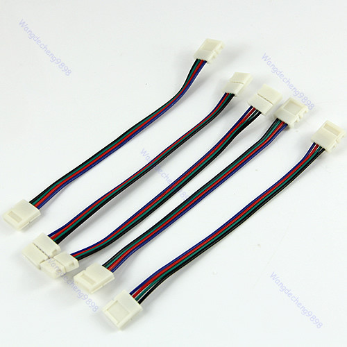 Клипс-коннектор с кабелем для светодиодной RGB ленты 5050