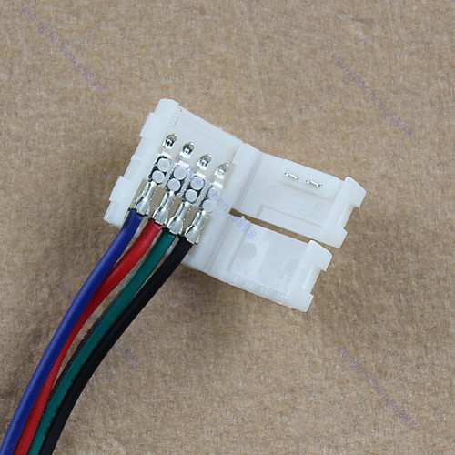 Клипс-коннектор для RGB ленты под пайку или винт