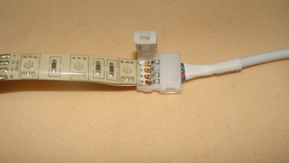 Коннектор с кабелем для RGB светодиодной ленты 5050/3528 - фото 5 - id-p3663547