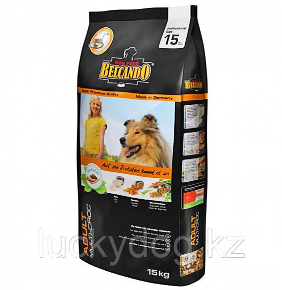 Belcando Adult Multi-Croc 4кг Корм для собак средних и крупных пород с нормальным уровнем активности
