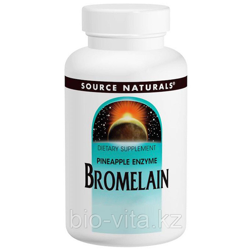 Бромелаин, 2000, 500 мг, 60 таблеток Source Naturals