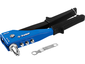 Заклепочник поворотный 90-180°, ЗУБР "ПРО-180 " , для заклёпок d=2,4-4,8 мм - алюминий и сталь, d=2,4-4,0, фото 3