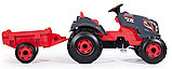Детский педальный трактор Smoby XXL с прицепом, фото 5