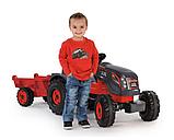 Детский педальный трактор Smoby XXL с прицепом, фото 6