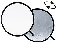 Лайт-диск (отражатель 2 в 1) Fancier 56 см / 22 дюйма RE2005 White/Silver