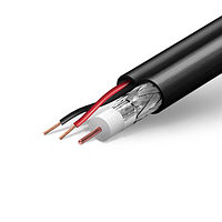 Коаксиалды кабель RG59 + 2*0.5 CU қоректендіру желілері (100м/б)